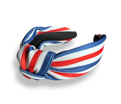 Red, White & Blue Striped Headband
