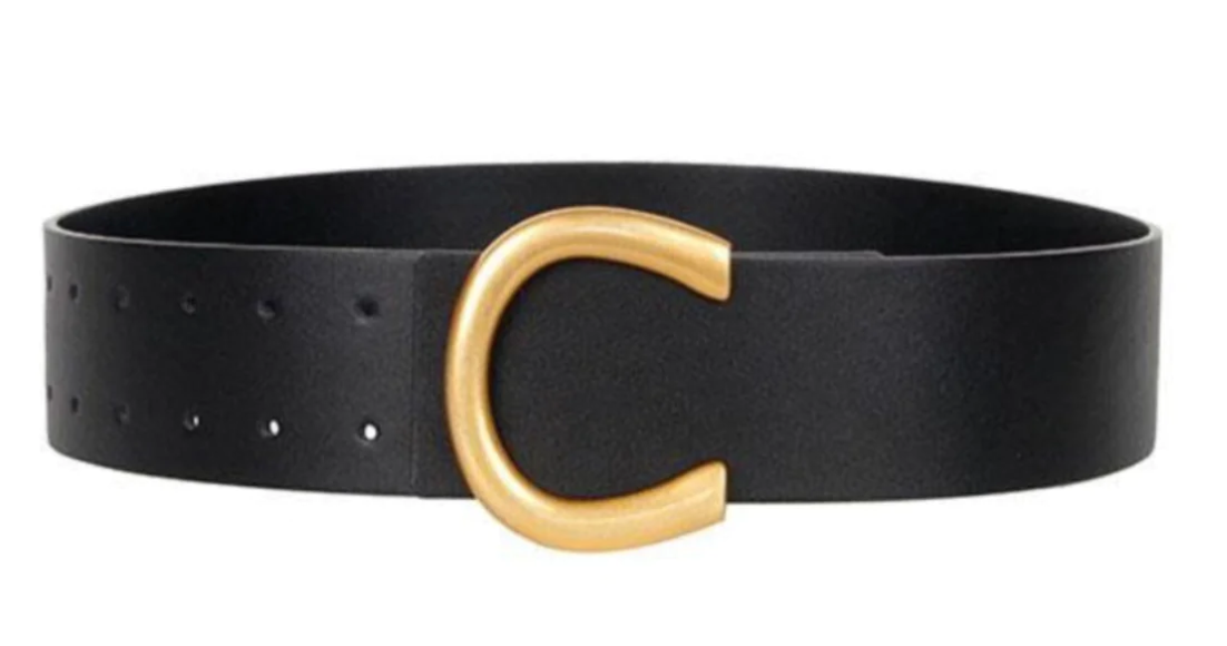 Horseshoe belt, Black