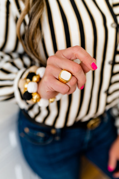 Large Mother of Pearl Ring